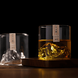 Vaso de Whisky de Cristal Japonés Monte Fuji