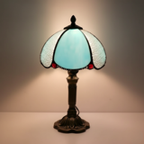 Lámpara de mesa mariposa azul