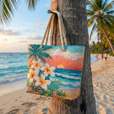 Bolsa de playa hecha a mano | Espíritu tropical