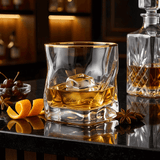 Vaso de Whisky Japonés Hoshi Gold de Cristal