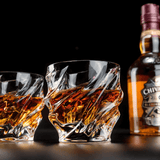 Vaso de Whisky de Cristal Japonés Nami