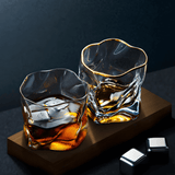 Vaso de Whisky Japonés Hoshi Gold de Cristal