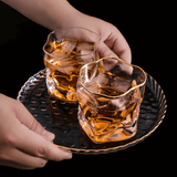 Vaso de Whisky Japonés Hoshi Gold de Cristal