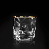 Vaso de Whisky Japonés Hoshi Gold de Cristal