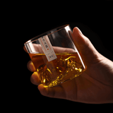 Vaso de Whisky de Cristal Japonés Monte Fuji
