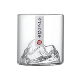 Vaso de Whisky de Cristal Japonés Monte Fuji