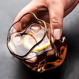 Vaso de Whisky Japonés Hoshi Gold de Cristal