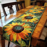 Caminito de mesa acolchado Jardín de Girasoles