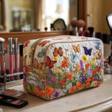 Bolso de Maquillaje Acolchado Bloom Garden