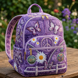 Mochila Boho — Mariposas y Paz
