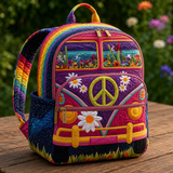Mochila Boho — Jardín de Flores Salvajes