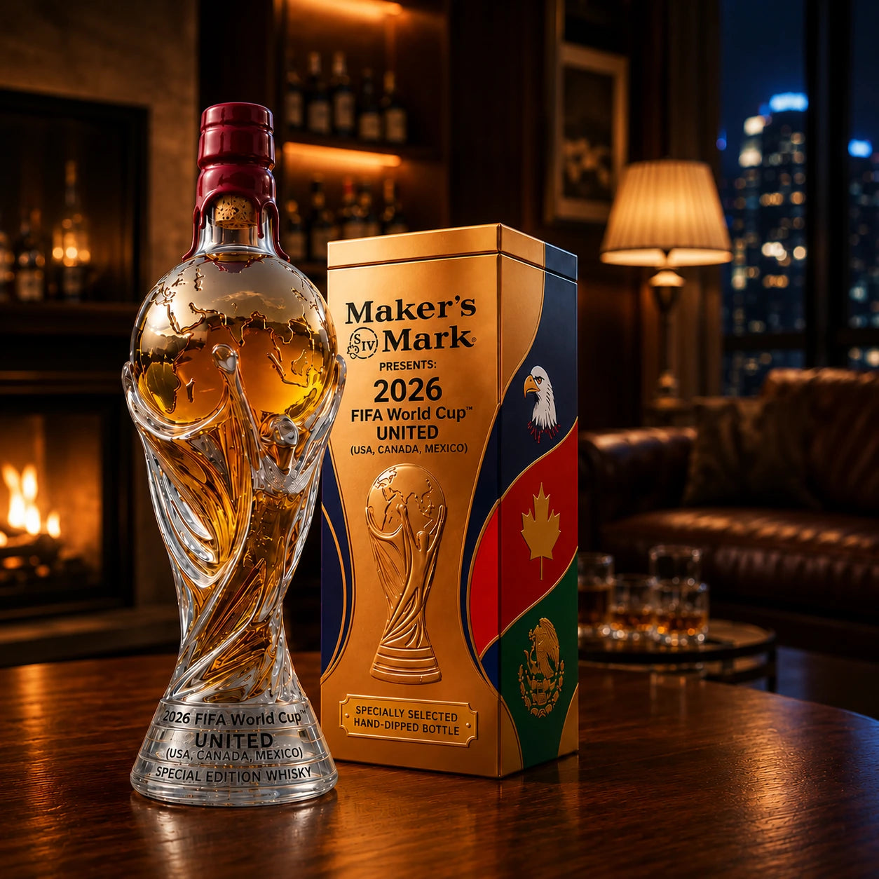 Decantador de Whisky - Edición Copa del Mundo 2026