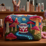 Bolso de Maquillaje Acolchado Cosmic Hippie Dream