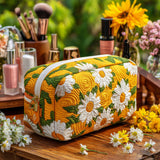 Bolsa de Maquillaje Acolchada Daisy Dreams