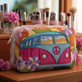 Bolsa de Maquillaje Acolchada Floral Freedom Van