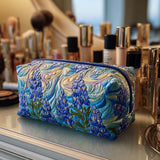 Bolsa de Maquillaje Acolchada con Diseño Floral