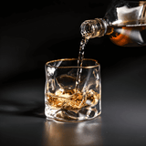Vaso de Whisky Japonés Hoshi Gold de Cristal