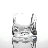 Vaso de Whisky Japonés Hoshi Gold de Cristal