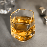 Vaso de Whisky Japonés Hoshi Gold de Cristal