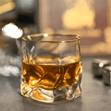 Vaso de Whisky Japonés Hoshi Gold de Cristal