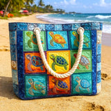 Bolsa de playa hecha a mano | Tortuga Tranquila