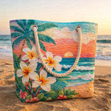 Bolsa de playa hecha a mano | Espíritu tropical