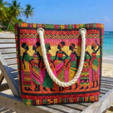 Bolsas de playa hechas a mano por las reinas de Melanina
