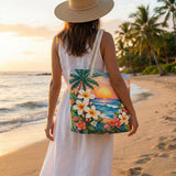 Bolsa de playa hecha a mano Tropical Breeze