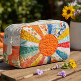 Bolsa de Maquillaje Acolchada Golden Ray