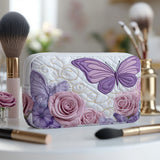 Bolsa de Maquillaje Acolchada Lavanda Gracia