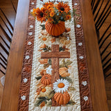 Mantel de mesa acolchado que siente la riqueza del otoño