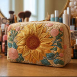 Bolsa de Maquillaje Acolchada "Sol Suave"