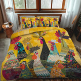 Juego de cama de 3 piezas con acolchado - Morning Roaster