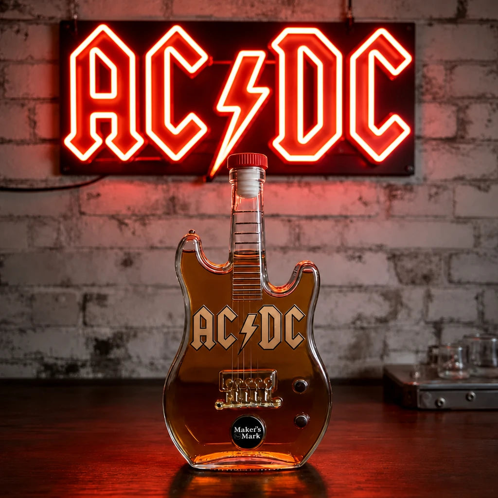 Botella de Whisky - Edición Guitarra AC/DC