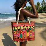 Bolsas de playa hechas a mano por las reinas de Melanina